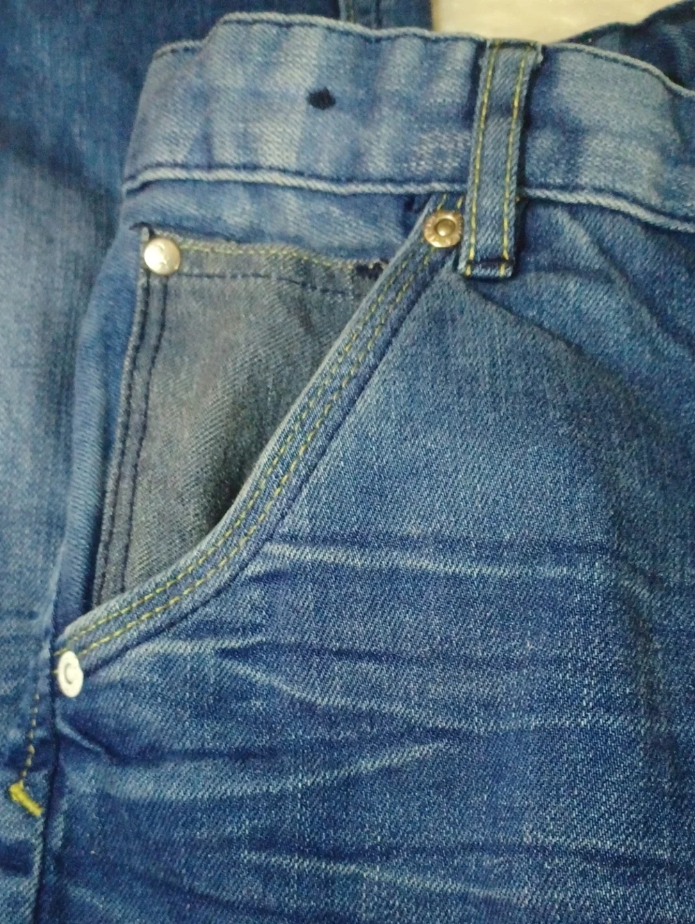 H&M Dark Blue Slim Straight Jeans Boys Sz7-8